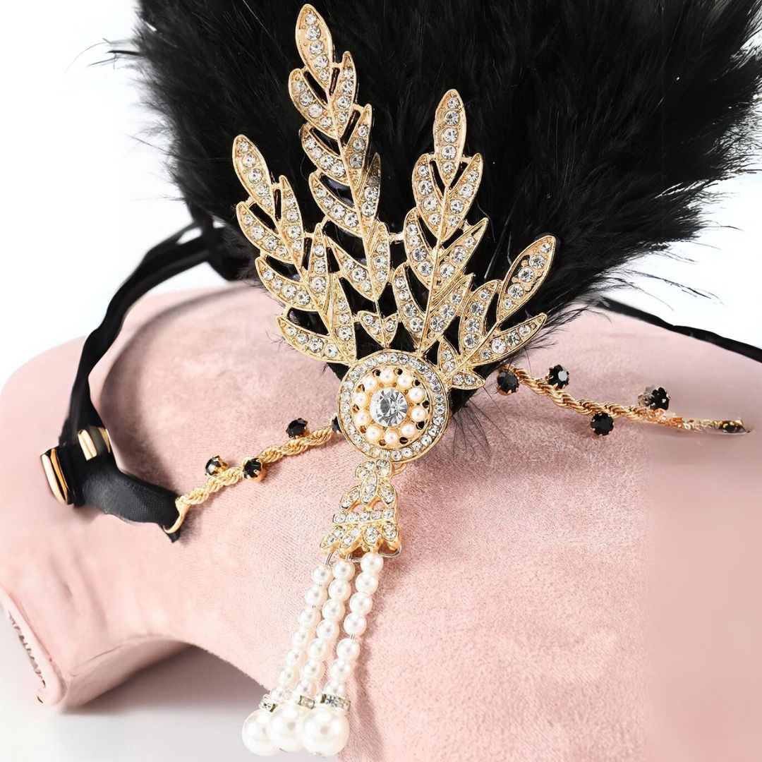Fleek Fit Dianna Feather Headband | Vintage & Stylish