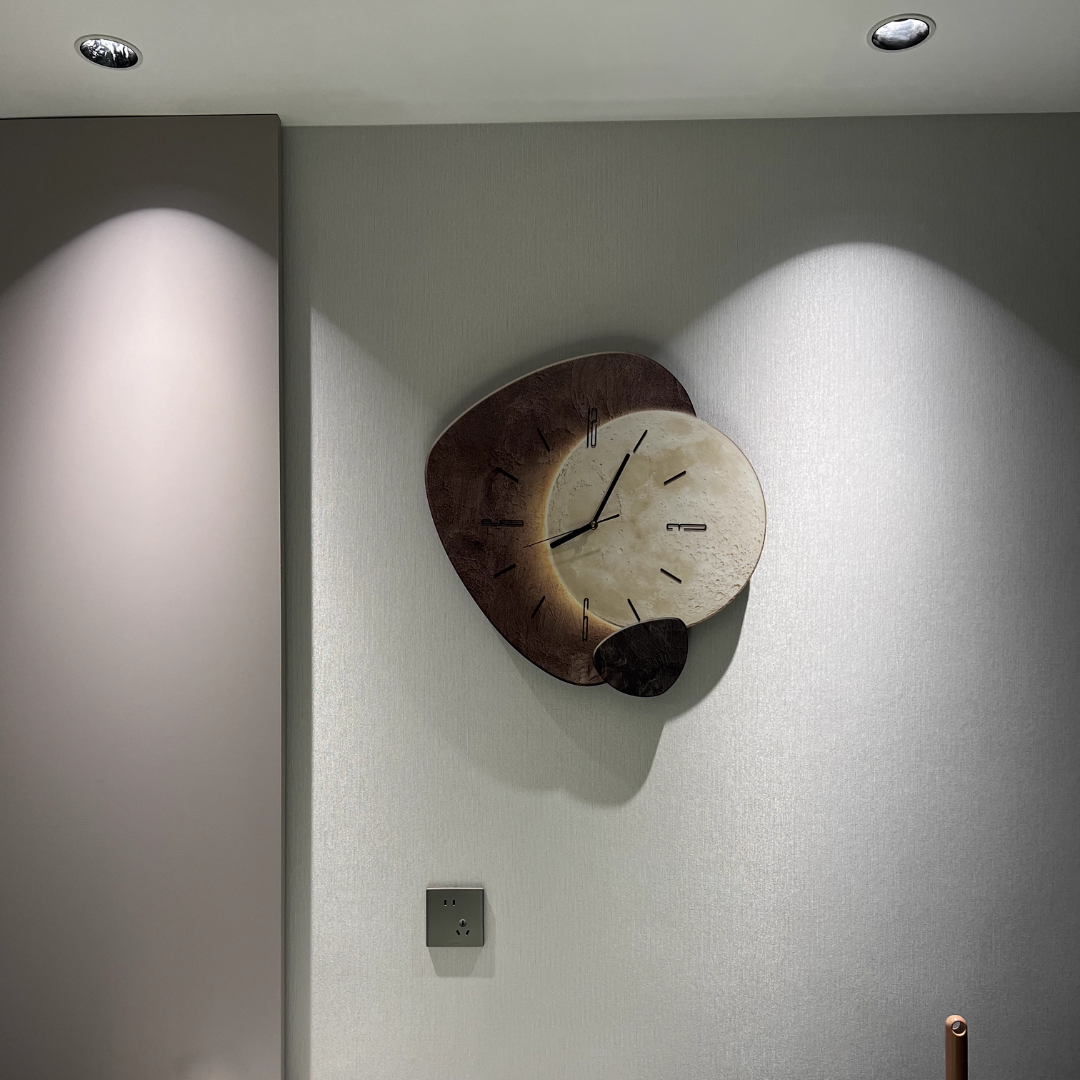 Scandinavian Luxurious Wall Clock | Modern Design & Lighting