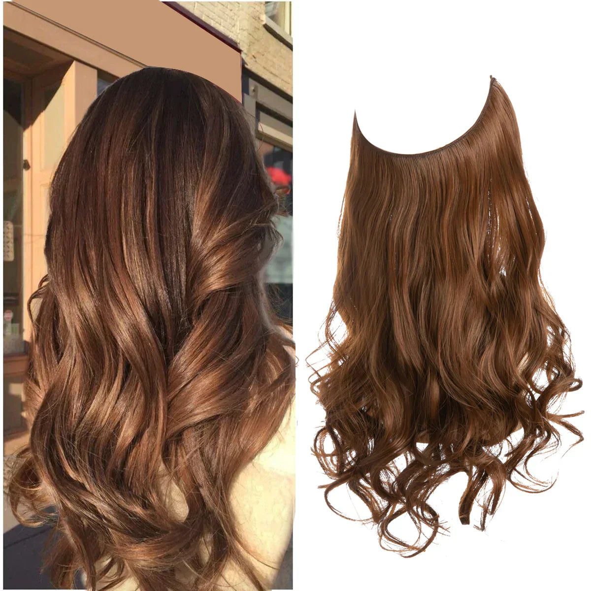 SecretHair | Real Hair Extensions | Natural Wave Volume | Blonde