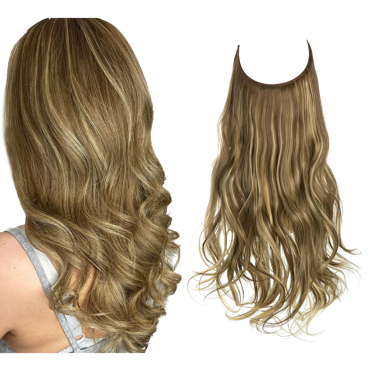 SecretHair | Real Hair Extensions | Natural Wave Volume | Blonde