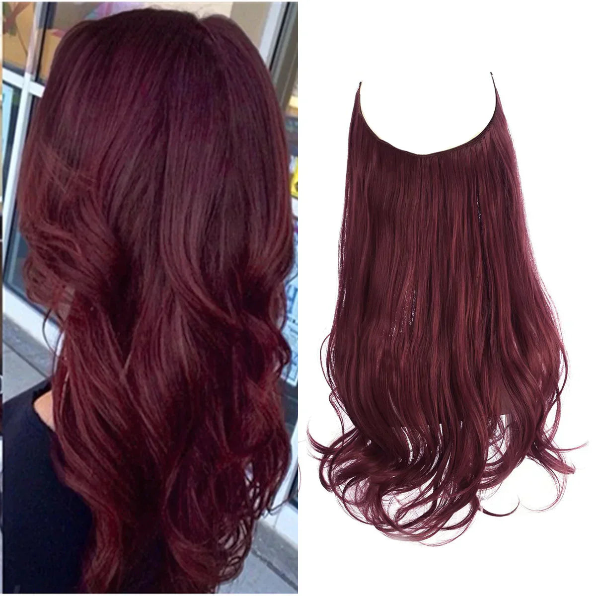 SecretHair | Real Hair Extensions | Natural Wave Volume | Blonde