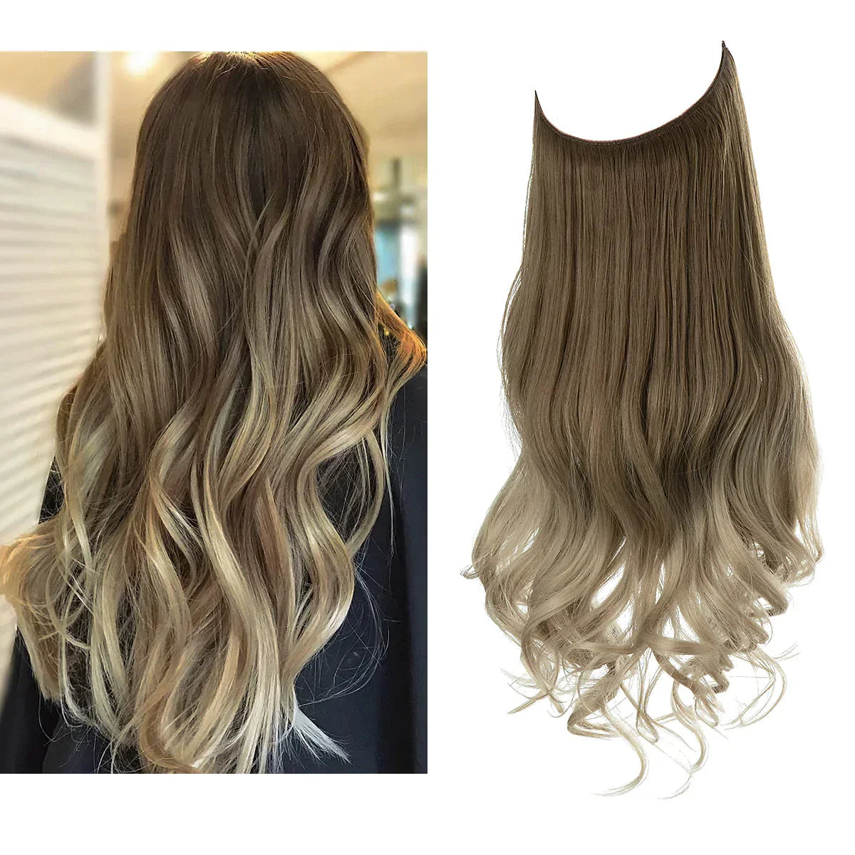 SecretHair | Real Hair Extensions | Natural Wave Volume | Blonde