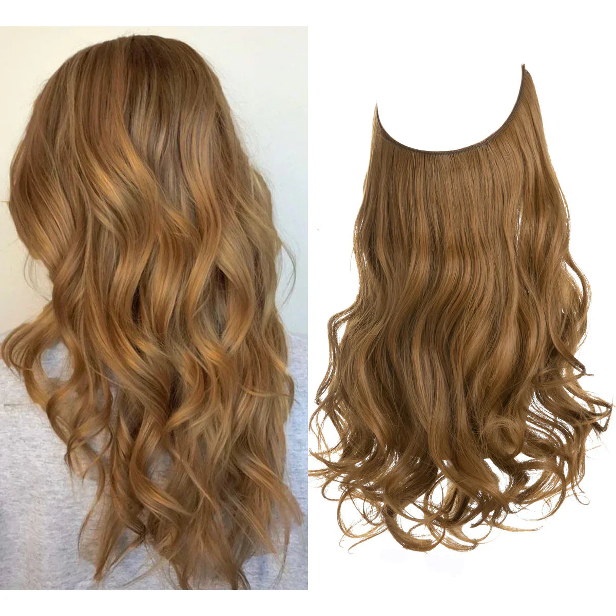 SecretHair | Real Hair Extensions | Natural Wave Volume | Blonde