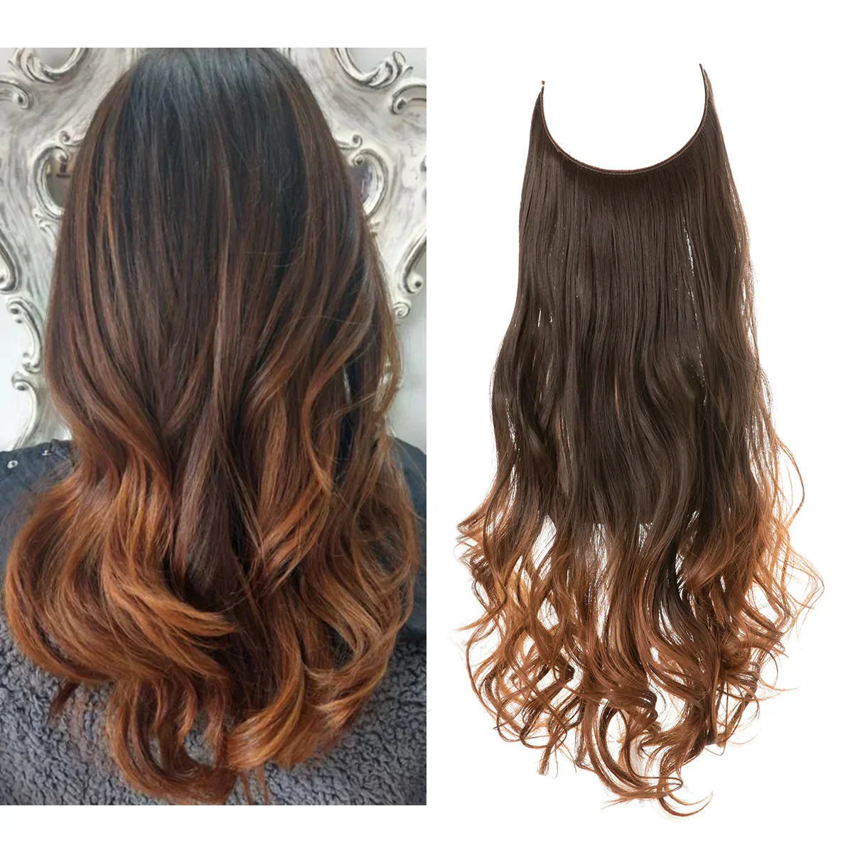 SecretHair | Real Hair Extensions | Natural Wave Volume | Blonde