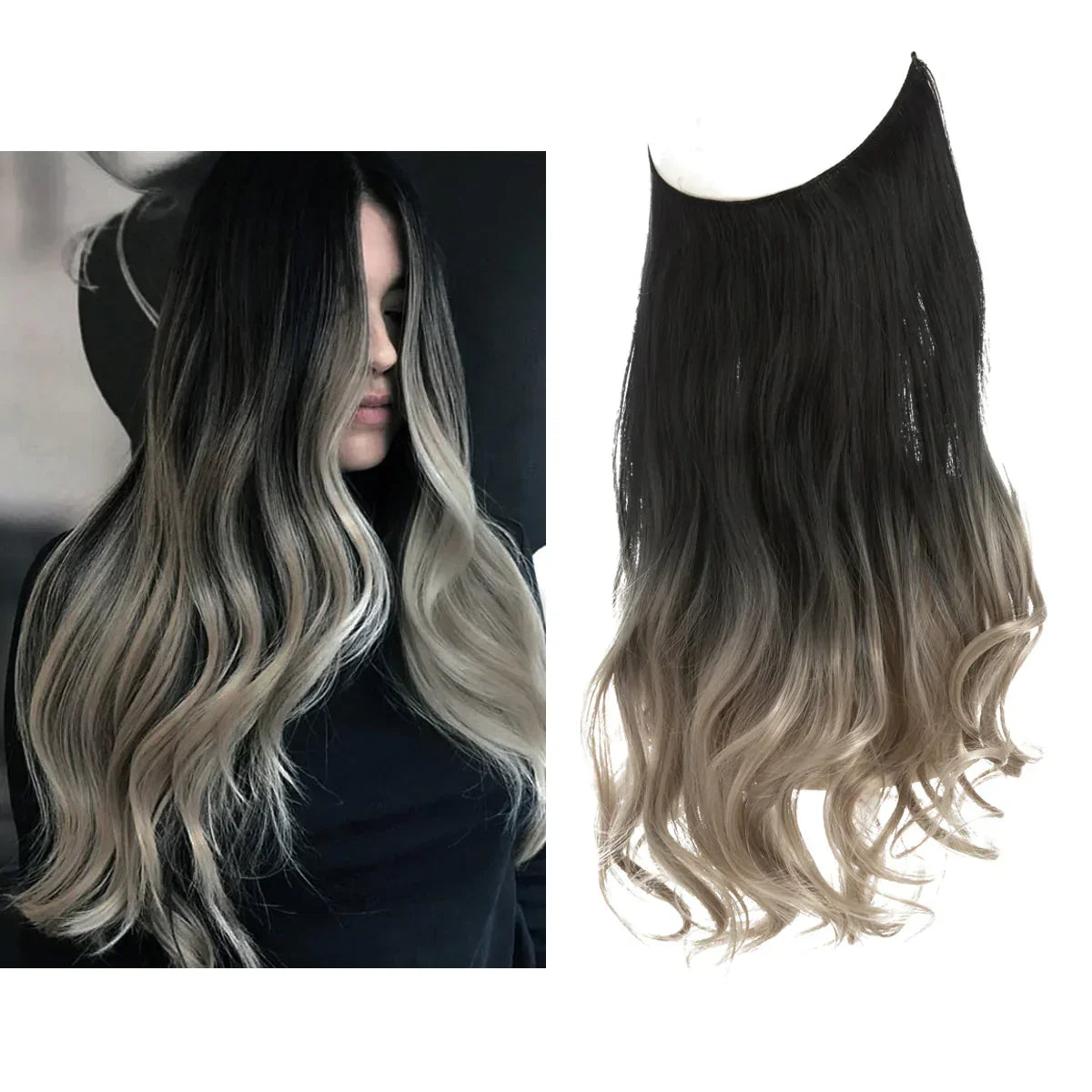 SecretHair | Real Hair Extensions | Natural Wave Volume | Blonde