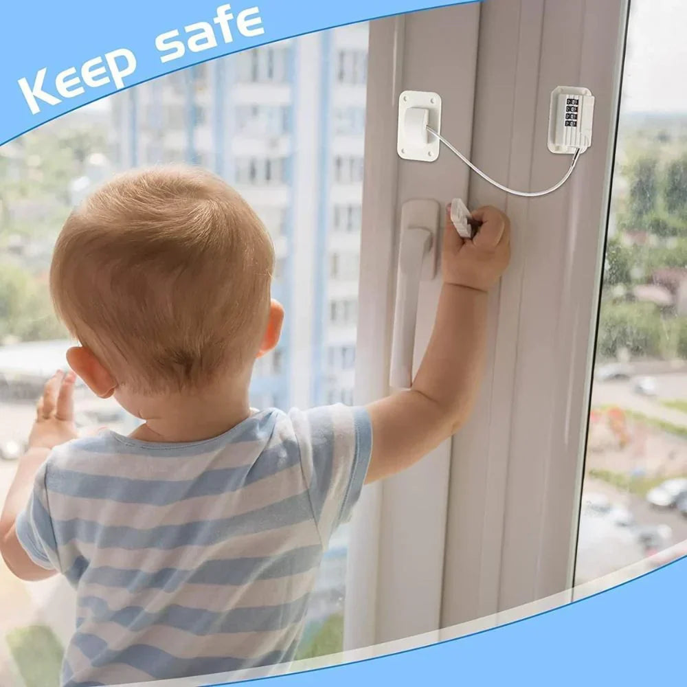 Secure Refrigerator Door Lock with Code for Safety