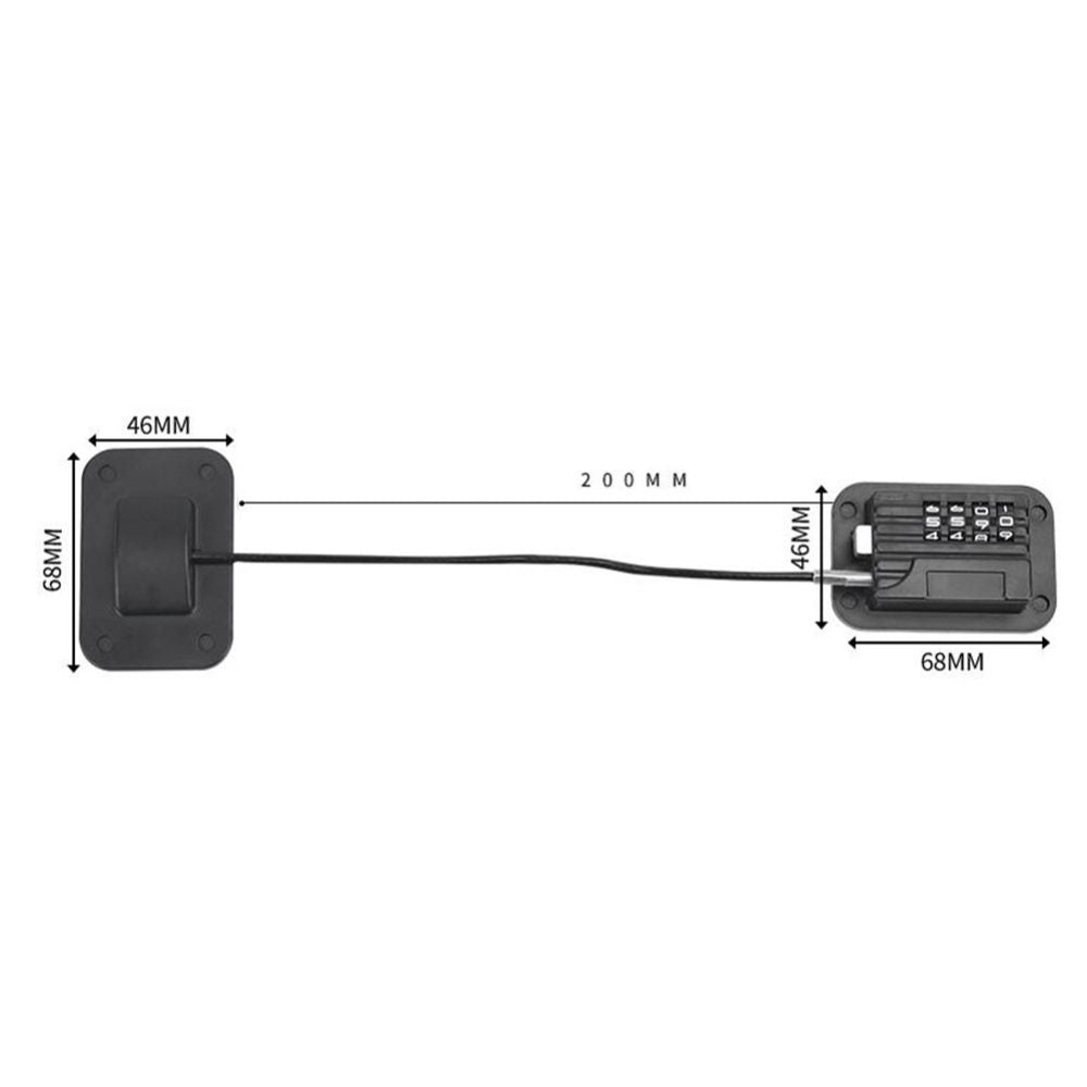 Secure Refrigerator Door Lock with Code for Safety