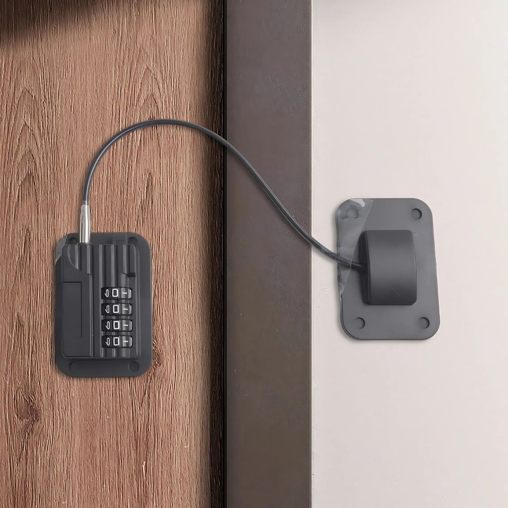 Secure Refrigerator Door Lock with Code for Safety