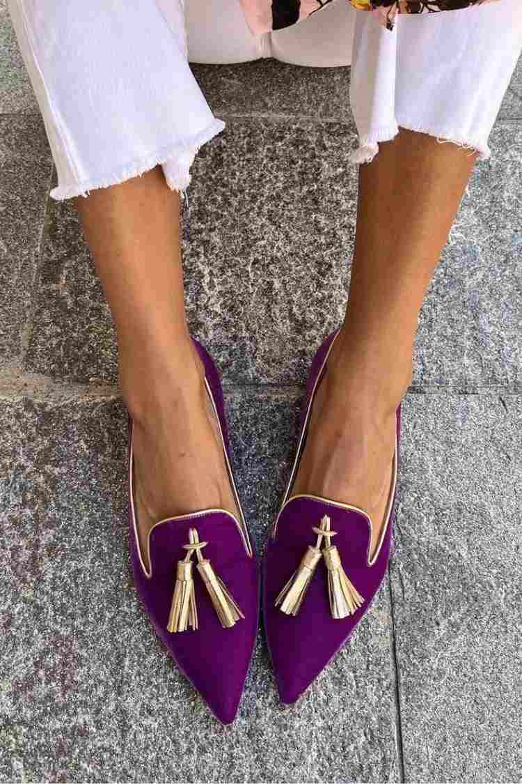 Image of Selena | Women's Pointed Toe Slip-On Loafers
