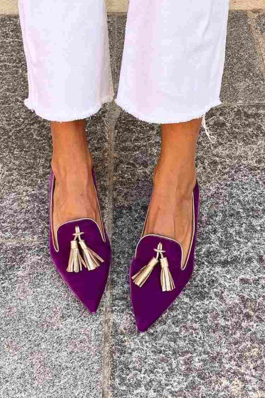 Image of Selena | Women's Pointed Toe Slip-On Loafers