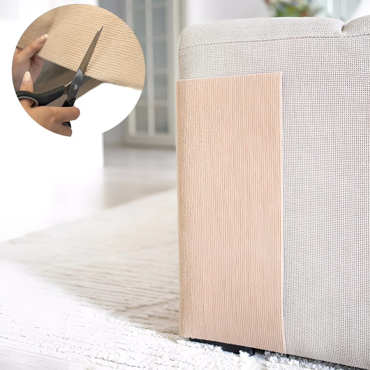 Self-Adhesive Cat Scratch Mat Furniture Protector Pad