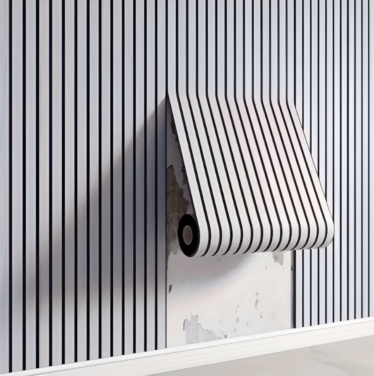 Self-Adhesive Wood-Look Wall Panels