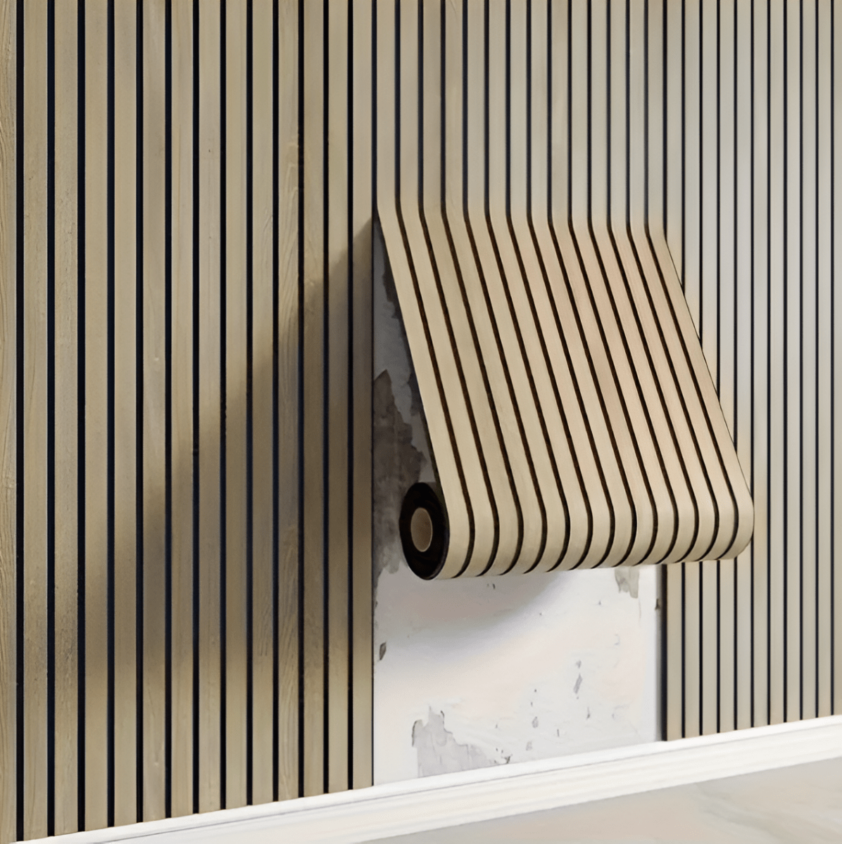 Self-Adhesive Wood-Look Wall Panels