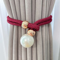 Set of 2 Pearl Curtain Tieback Clips