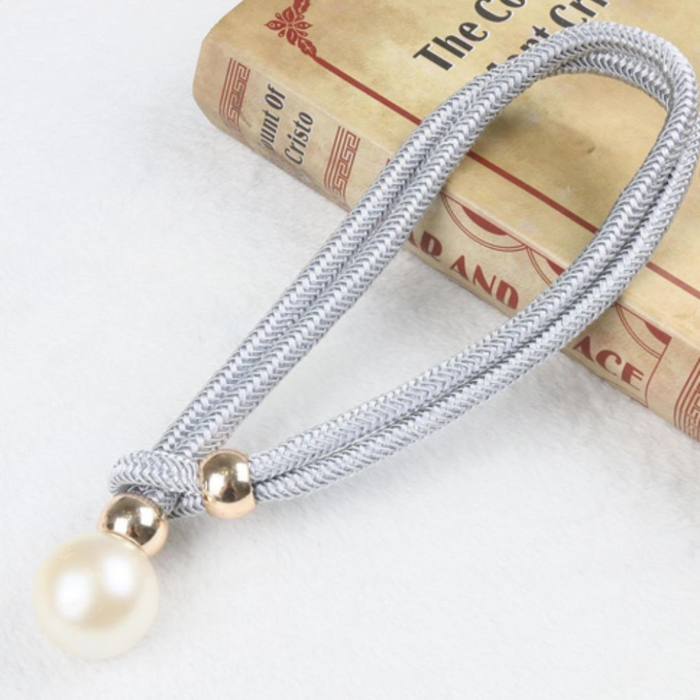 Set of 2 Pearl Curtain Tieback Clips