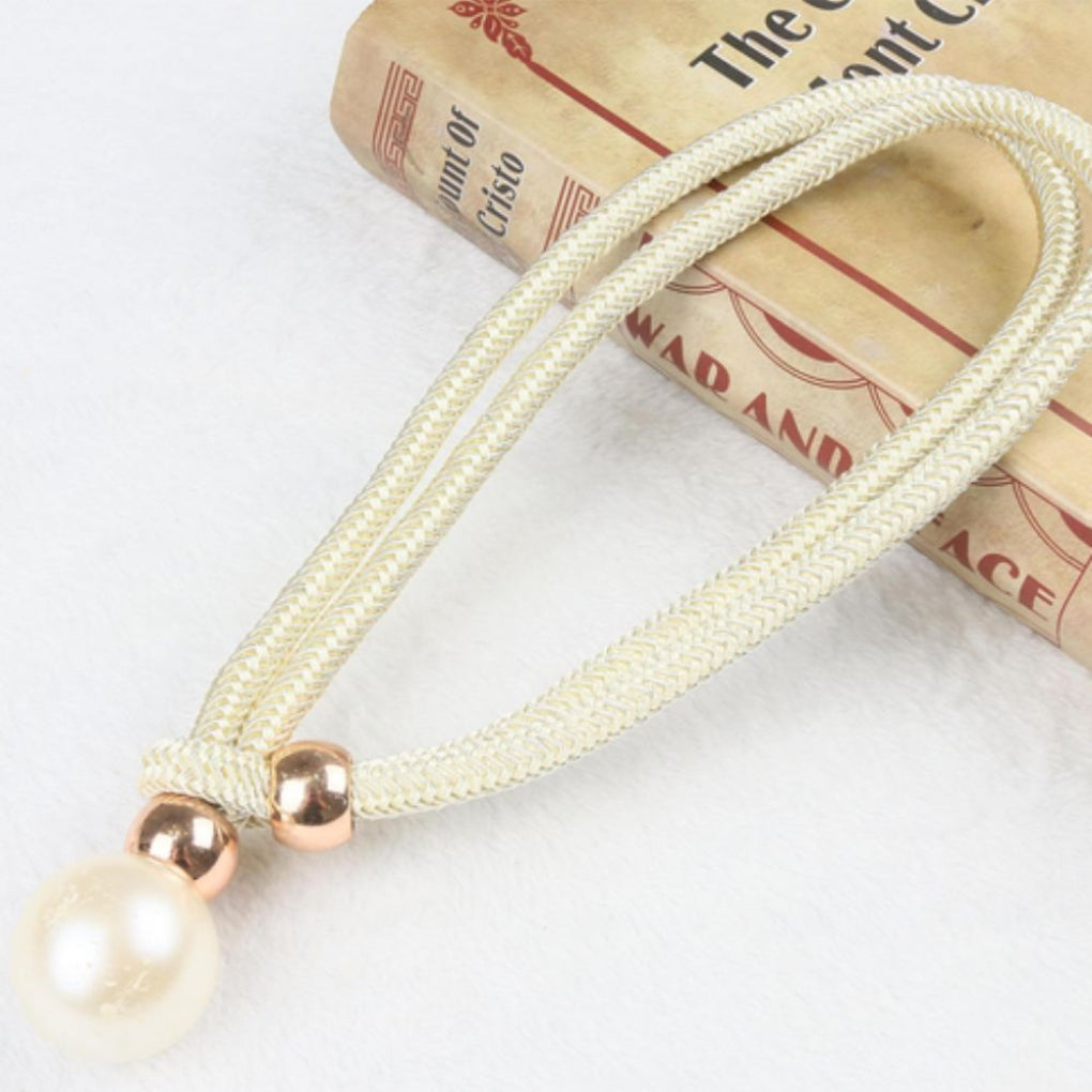 Set of 2 Pearl Curtain Tieback Clips