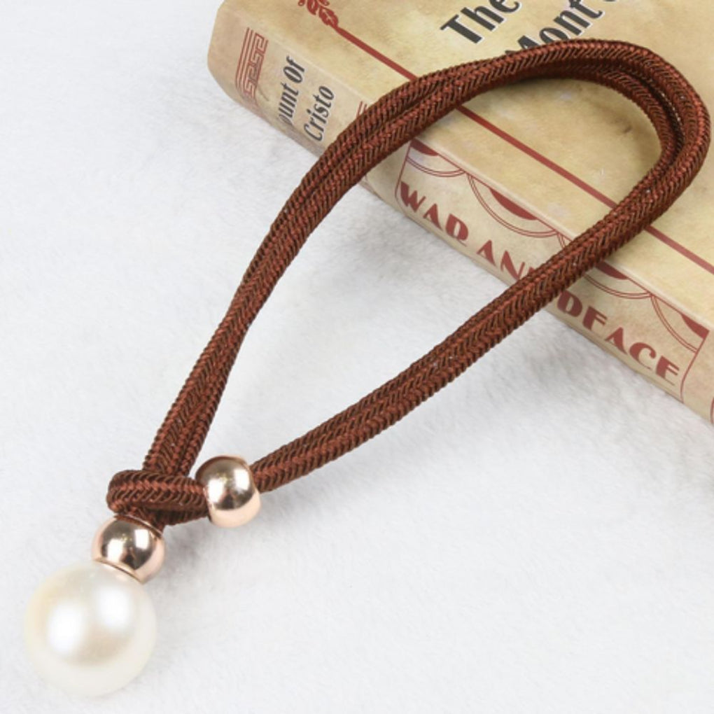 Set of 2 Pearl Curtain Tieback Clips
