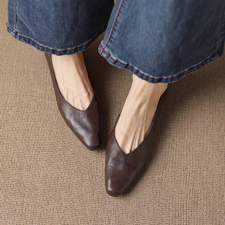 Image of Shannon | Women's Pointed Toe Slip-On Ballet Flats