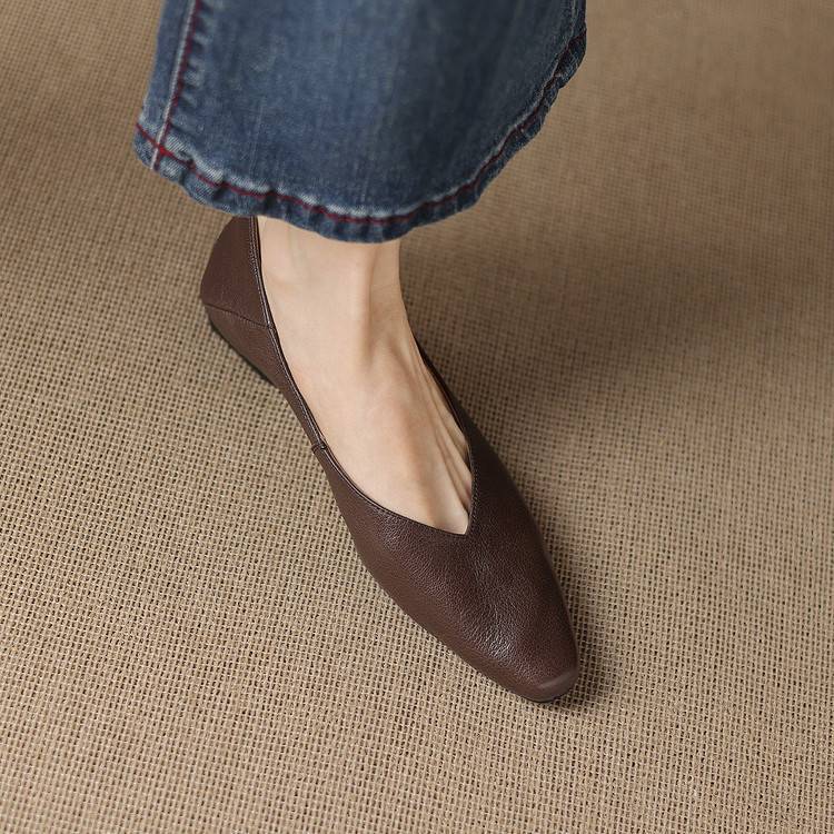 Image of Shannon | Women's Pointed Toe Slip-On Ballet Flats