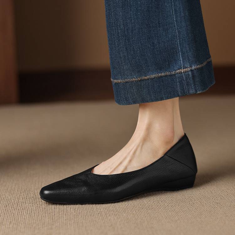Image of Shannon | Women's Pointed Toe Slip-On Ballet Flats