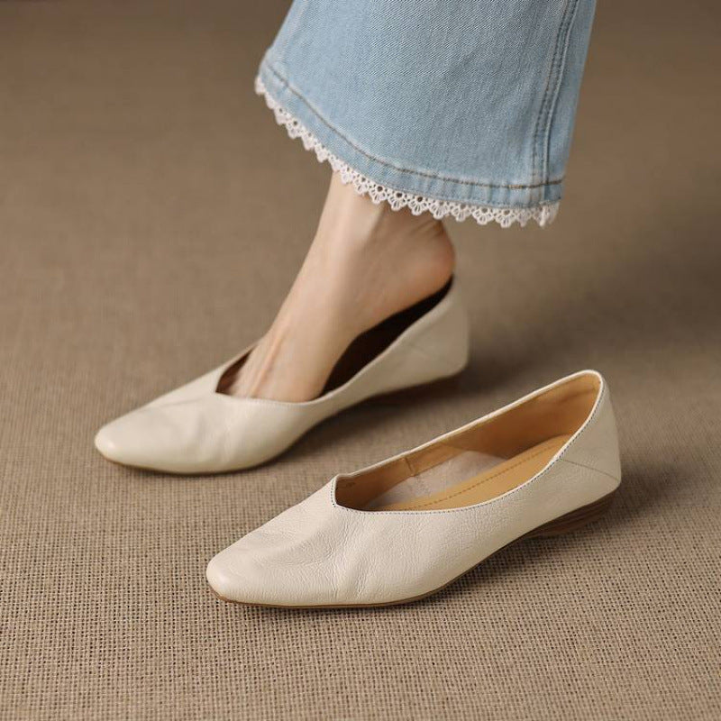 Image of Shannon | Women's Pointed Toe Slip-On Ballet Flats