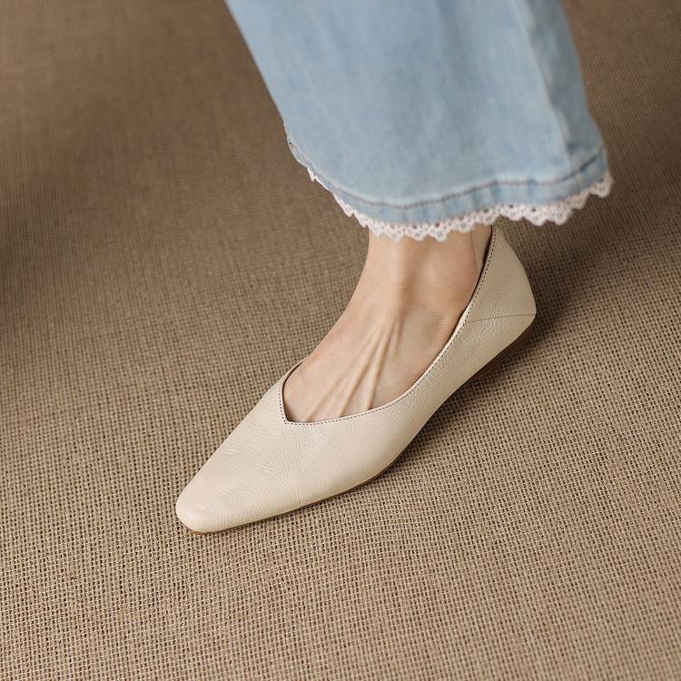 Image of Shannon | Women's Pointed Toe Slip-On Ballet Flats