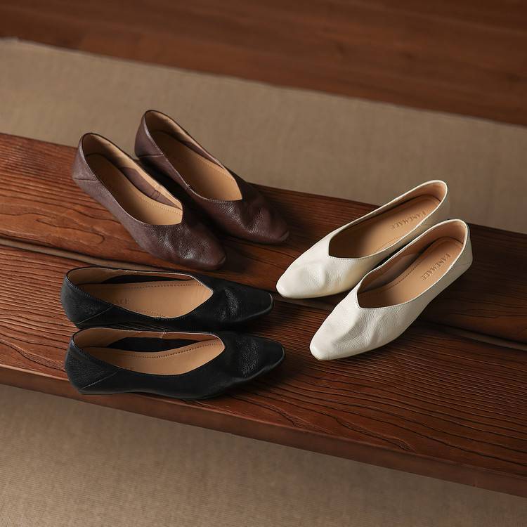 Image of Shannon | Women's Pointed Toe Slip-On Ballet Flats