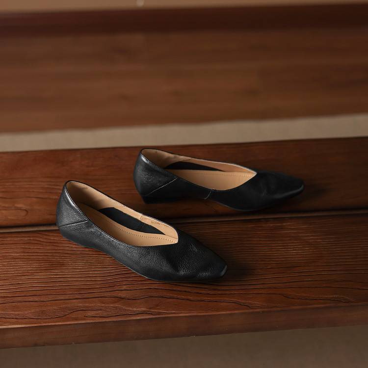 Image of Shannon | Women's Pointed Toe Slip-On Ballet Flats