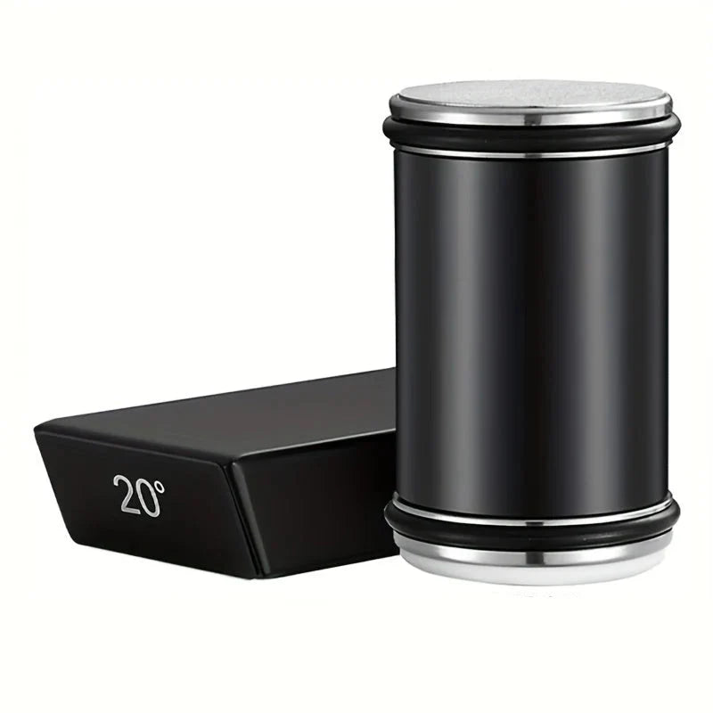 Sharpening Stone Set with Diamond Surface and Magnetic Holder – Elegant Wood and Metal Design