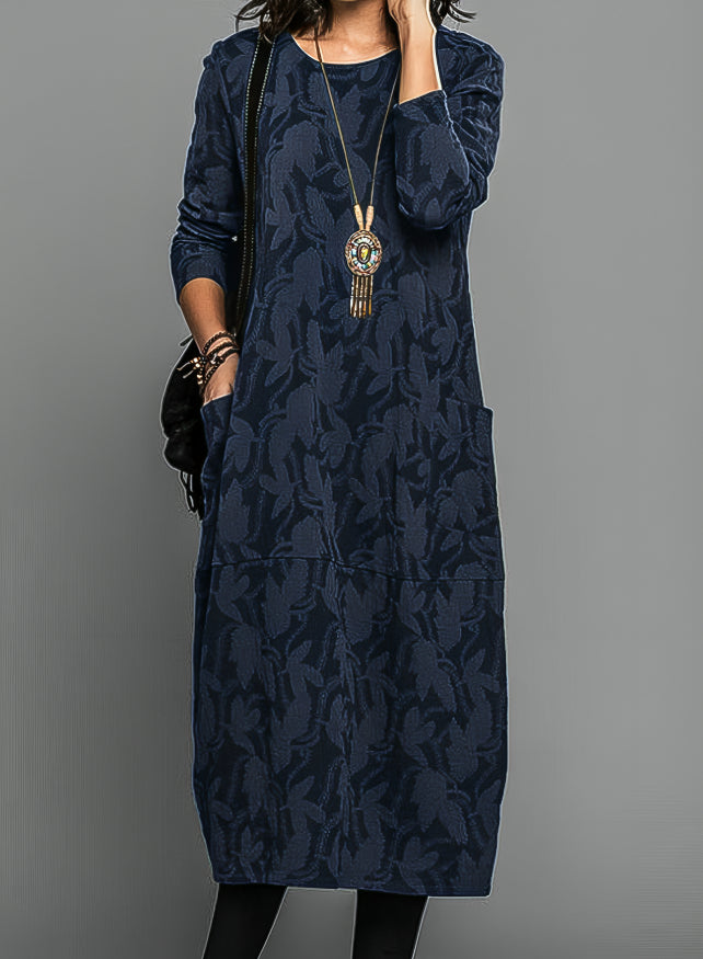 Image of Shelby | Women's Long Sleeve Midi Dress