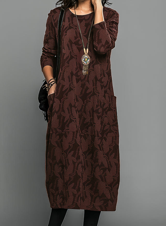 Image of Shelby | Women's Long Sleeve Midi Dress