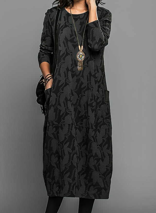 Image of Shelby | Women's Long Sleeve Midi Dress