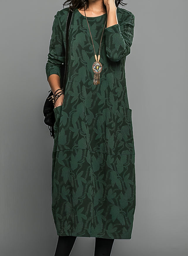 Image of Shelby | Women's Long Sleeve Midi Dress