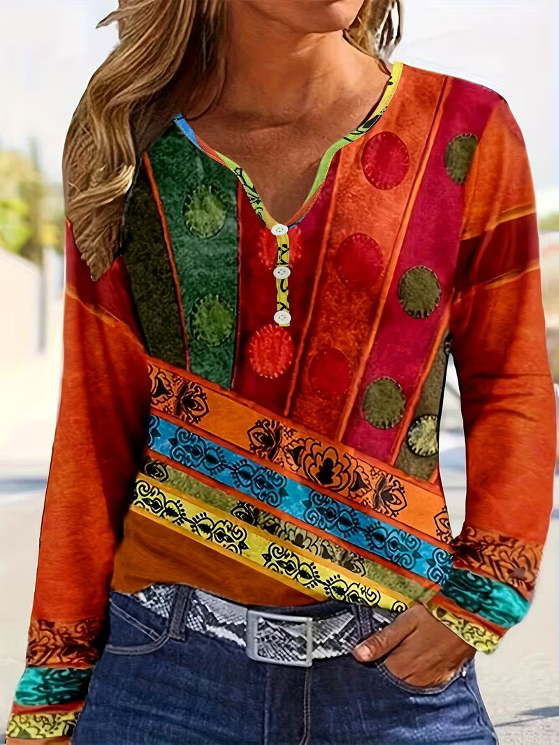 Image of Sheryl | Women's Long Sleeve Button Down Blouse