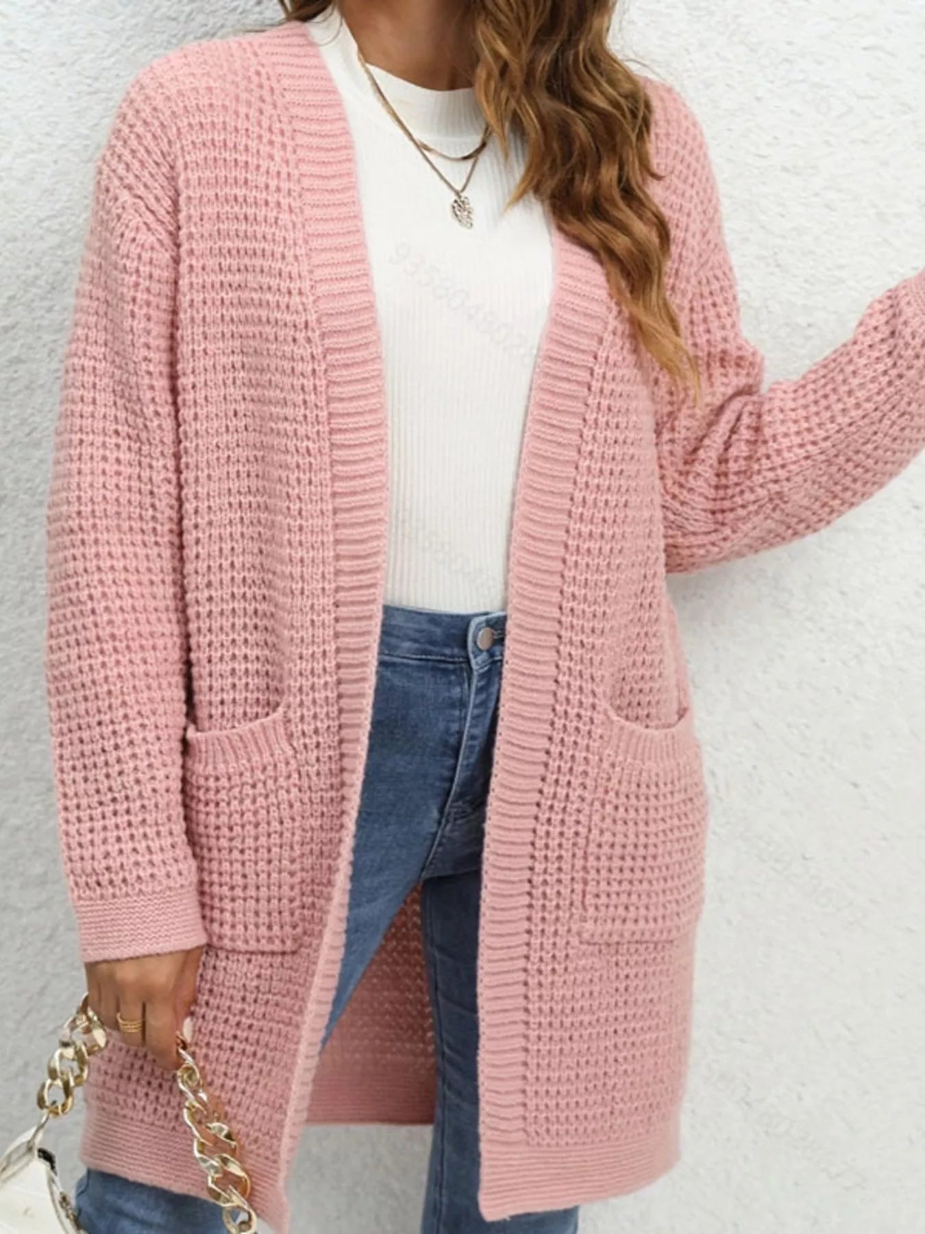 Image of Sheryl | Women's Open Front Knit Cardigan