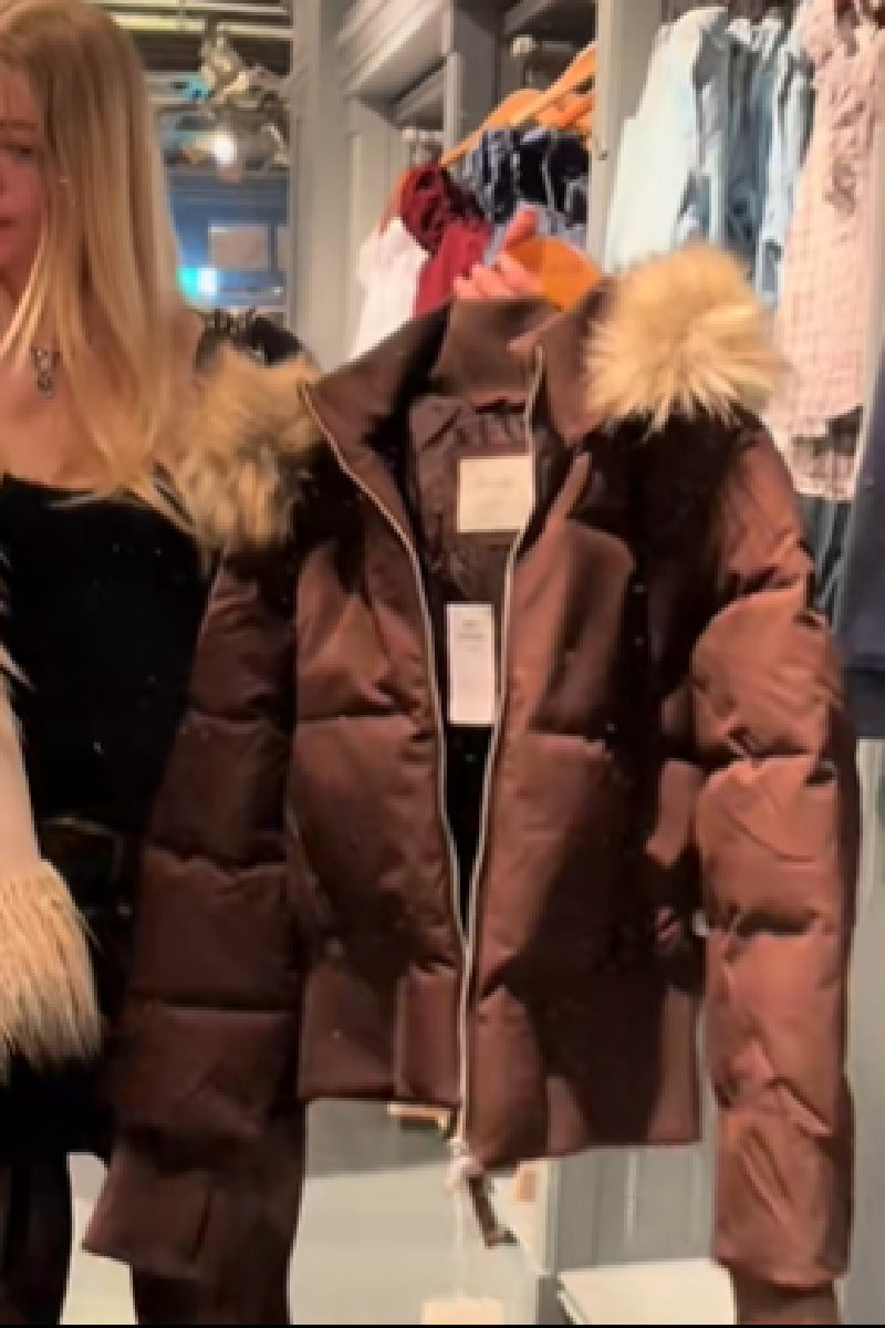 Short Hooded Quilted Winter Jacket