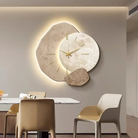 Silent Wall Clock - Natural Wood