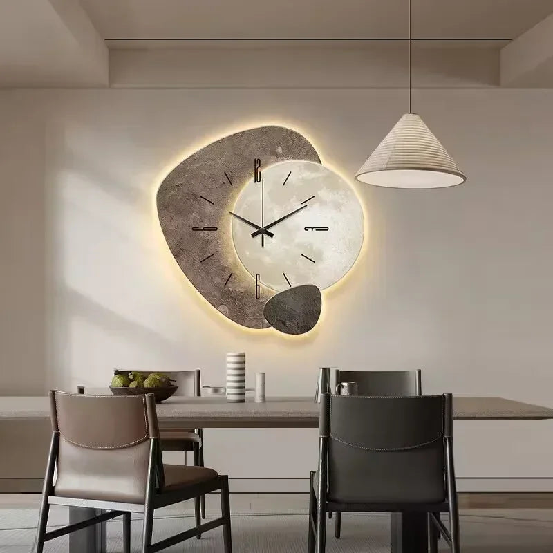 Silent Wall Clock - Natural Wood