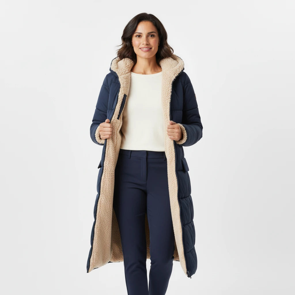 Hooded Puffer Jacket for Women