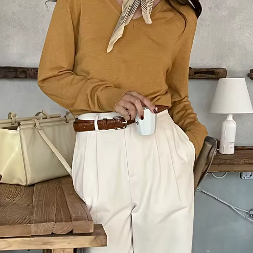 Image of Skye | Women's High-Waisted Pleated Dress Pants