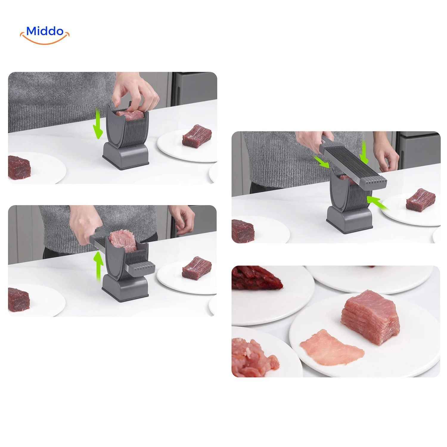 Slicora™ Meat Slicing Set | Manual, Thin Slices & Multi-Function