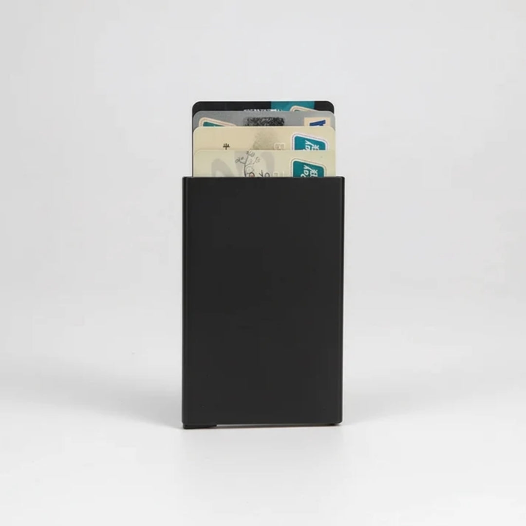 Slim Metal Card Holder with RFID Blocking