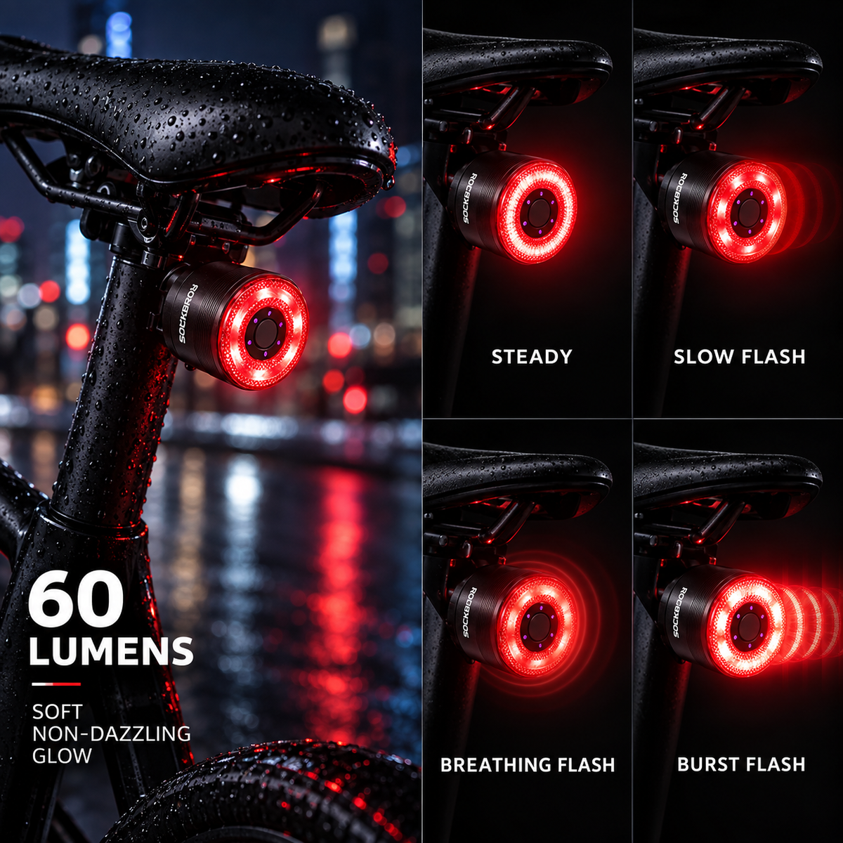 Smart Automatic Rear Bike Light