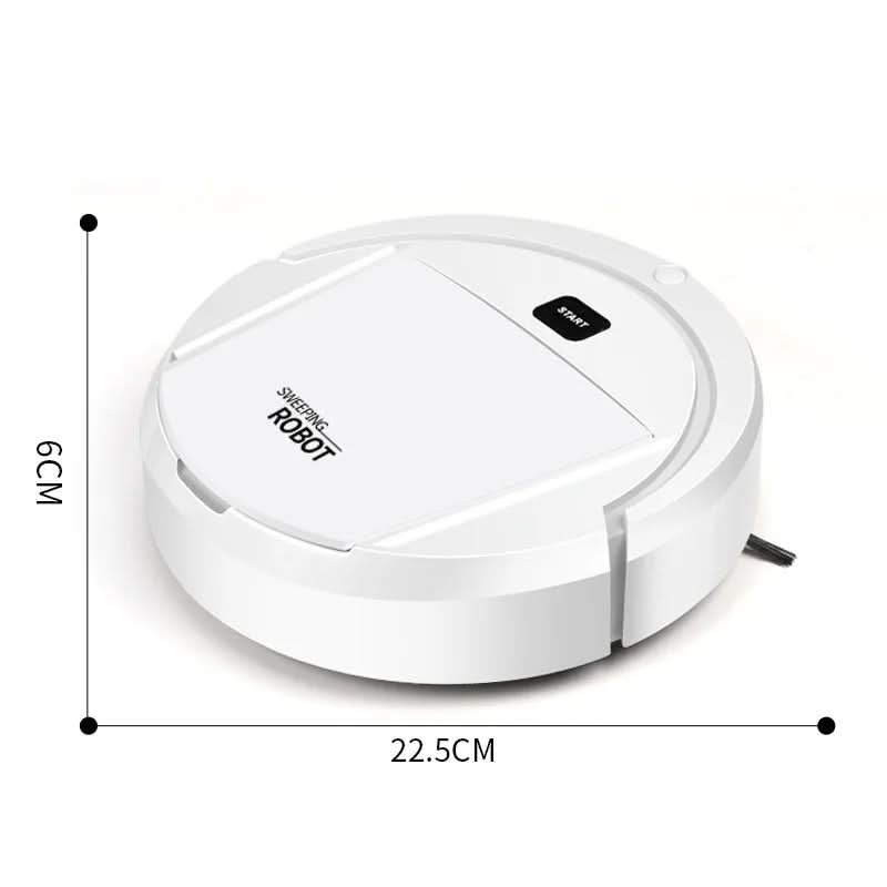 Smart Robot Vacuum for Automated Deep Cleaning & Air Purification