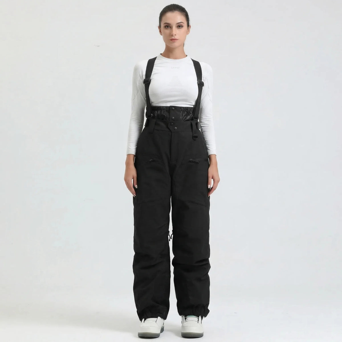 Snow Pants with Adjustable Suspenders