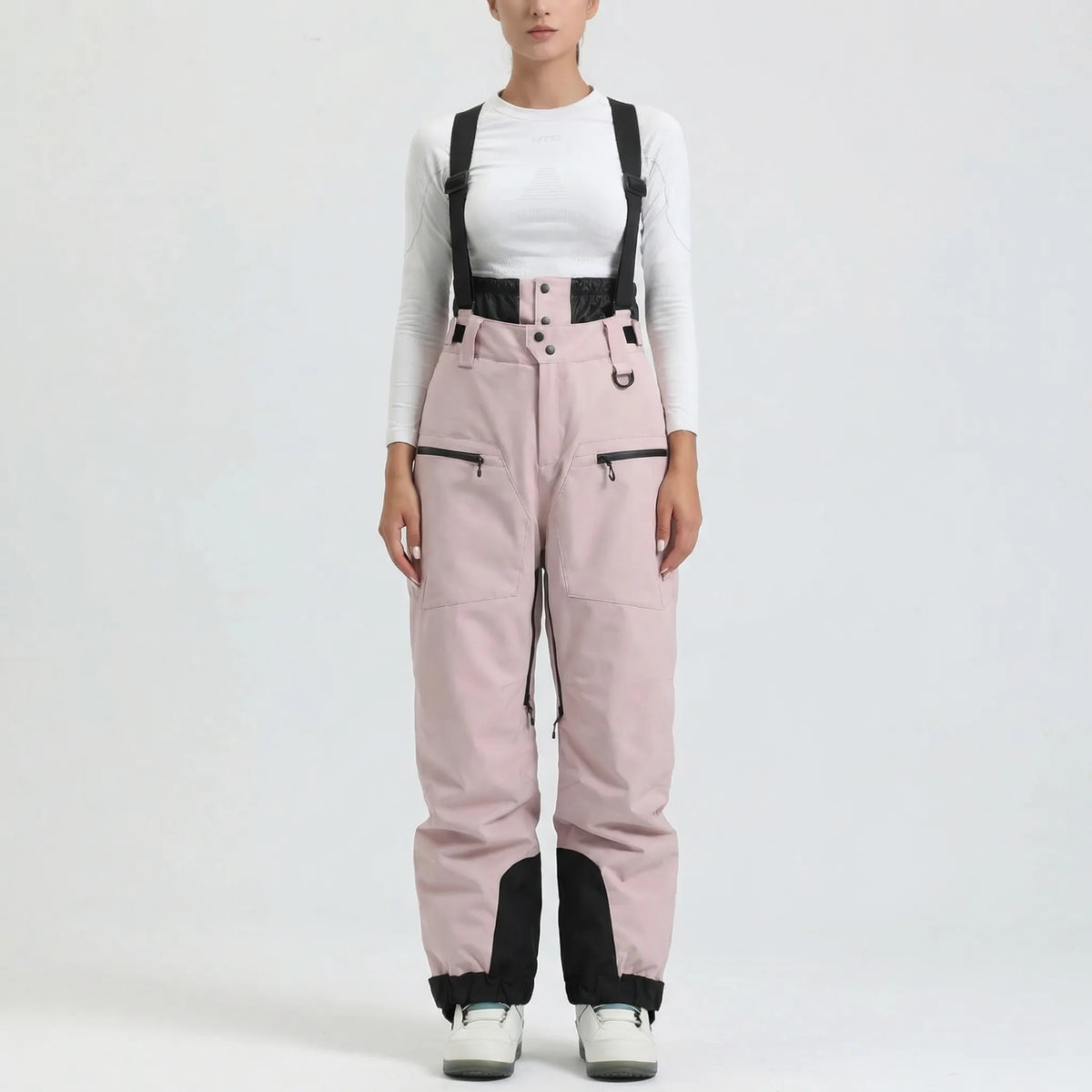 Snow Pants with Adjustable Suspenders