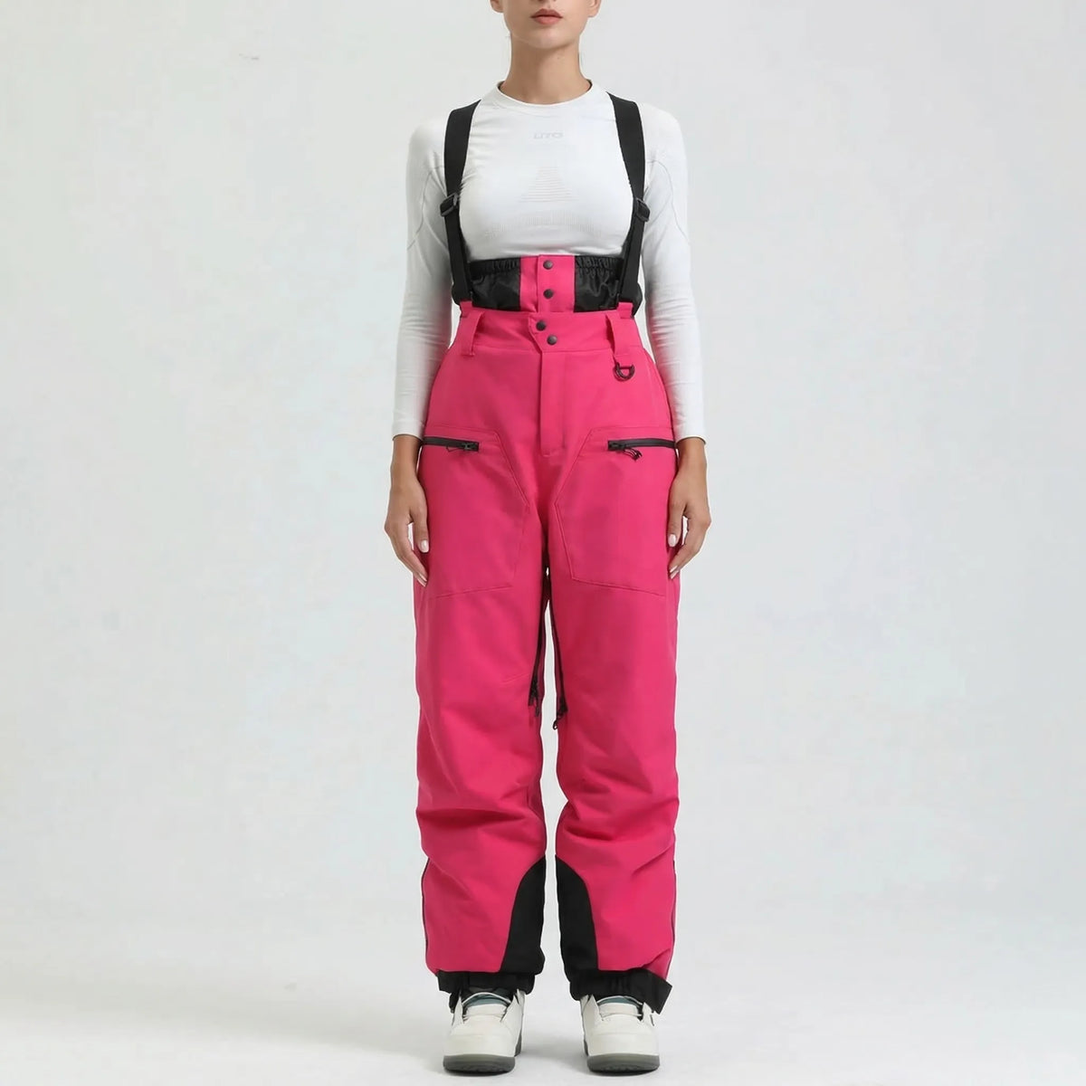 Snow Pants with Adjustable Suspenders