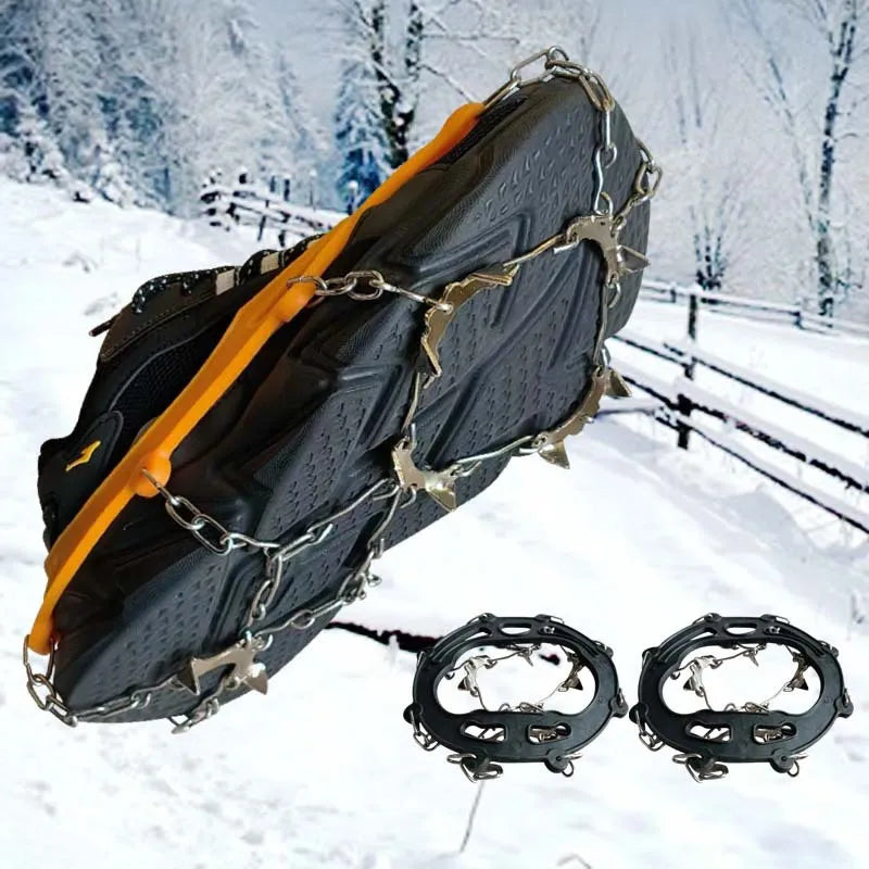 SnowChains: Slip-Resistant Shoe Snow Chain for Safe Walking in Winter