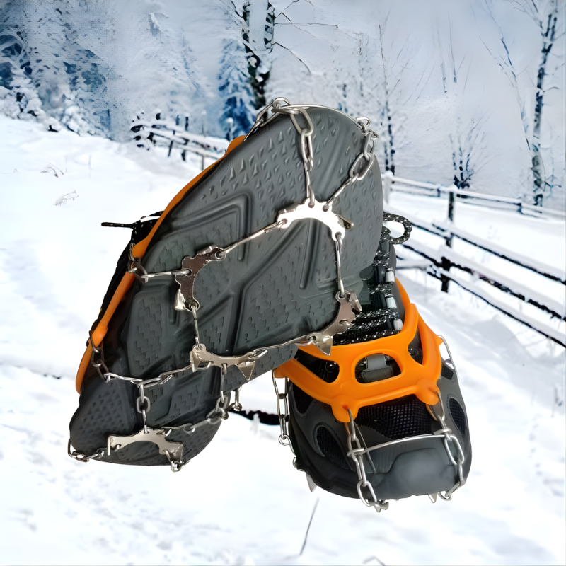 SnowChains: Slip-Resistant Shoe Snow Chain for Safe Walking in Winter