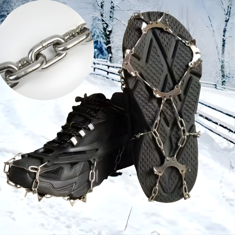 SnowChains: Slip-Resistant Shoe Snow Chain for Safe Walking in Winter